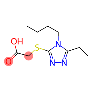 2-[(4-butyl-5-ethyl-4H-1,2,4-triazol-3-yl)sulfanyl]acetic acid