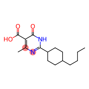 2-(4-butylcyclohexyl)-4-methyl-6-oxo-1,6-dihydropyrimidine-5-carboxylic acid