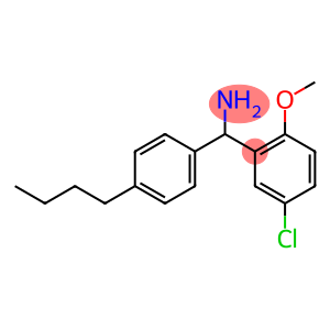 (4-butylphenyl)(5-chloro-2-methoxyphenyl)methanamine