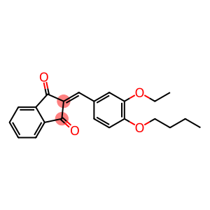 2-(4-butoxy-3-ethoxybenzylidene)-1H-indene-1,3(2H)-dione