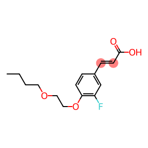 3-[4-(2-butoxyethoxy)-3-fluorophenyl]prop-2-enoic acid