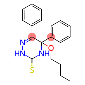 5-BUTOXY-5,6-DIPHENYL-4,5-DIHYDRO-2H-[1,2,4]TRIAZINE-3-THIONE