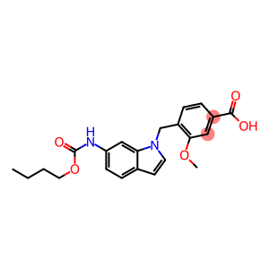 4-[6-Butoxycarbonylamino-1H-indol-1-ylmethyl]-3-methoxybenzoic acid