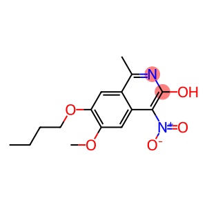 7-Butoxy-6-methoxy-1-methyl-4-nitroisoquinolin-3-ol