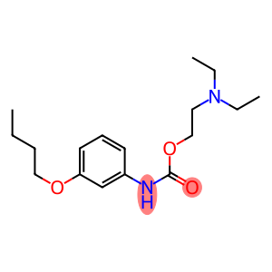 3-(Butoxy)phenylcarbamic acid 2-(diethylamino)ethyl ester