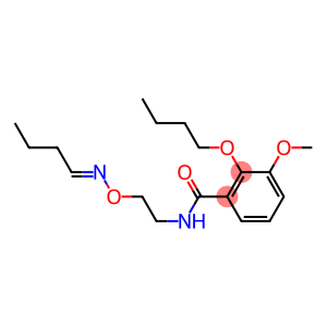 2-Butoxy-N-[2-(butylideneaminooxy)ethyl]-3-methoxybenzamide