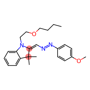 1-(2-Butoxyethyl)-2-(4-methoxyphenylazomethylene)-3,3-dimethylindoline