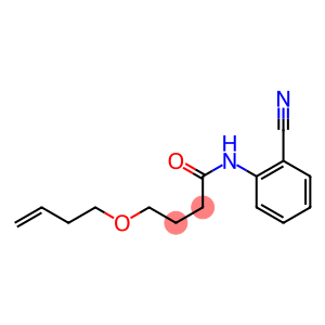 4-(but-3-en-1-yloxy)-N-(2-cyanophenyl)butanamide