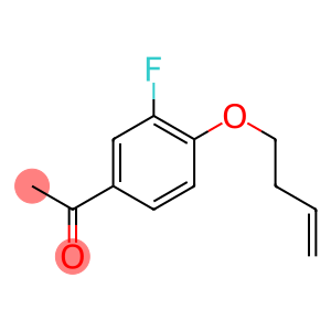 1-[4-(but-3-en-1-yloxy)-3-fluorophenyl]ethan-1-one