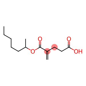 2-Methyleneglutaric acid hydrogen 1-heptyl ester