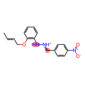 2-[2-(2-Butenyloxy)phenyl]-1-[(4-nitrophenyl)methylene]hydrazinium