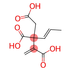 3-Butene-1,2,3-tricarboxylic acid 2-(1-propenyl) ester