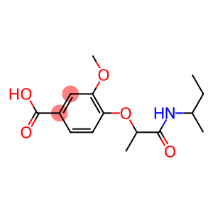 4-[1-(butan-2-ylcarbamoyl)ethoxy]-3-methoxybenzoic acid