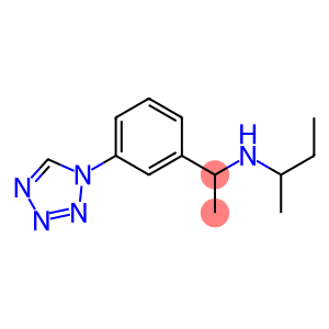 butan-2-yl({1-[3-(1H-1,2,3,4-tetrazol-1-yl)phenyl]ethyl})amine