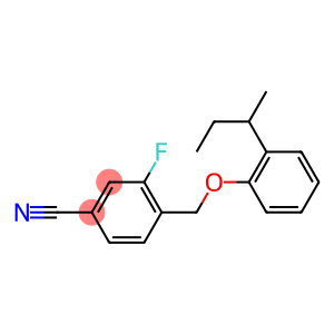 4-[2-(butan-2-yl)phenoxymethyl]-3-fluorobenzonitrile