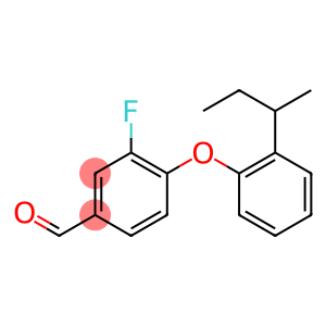 4-[2-(butan-2-yl)phenoxy]-3-fluorobenzaldehyde