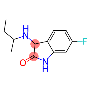 3-(butan-2-ylamino)-6-fluoro-2,3-dihydro-1H-indol-2-one