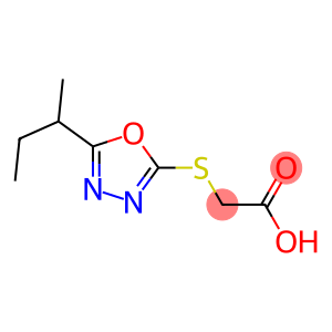 2-{[5-(butan-2-yl)-1,3,4-oxadiazol-2-yl]sulfanyl}acetic acid