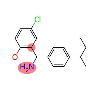 [4-(butan-2-yl)phenyl](5-chloro-2-methoxyphenyl)methanamine