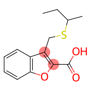 3-[(butan-2-ylsulfanyl)methyl]-1-benzofuran-2-carboxylic acid
