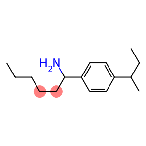 1-[4-(butan-2-yl)phenyl]hexan-1-amine