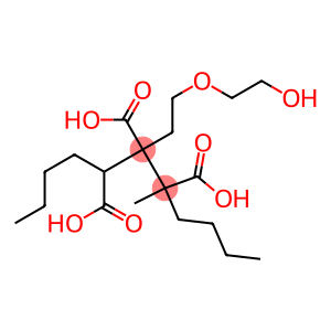 Butane-1,2,3-tricarboxylic acid 2-[2-(2-hydroxyethoxy)ethyl]1,3-dibutyl ester