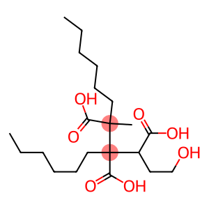 Butane-1,2,3-tricarboxylic acid 1-(2-hydroxyethyl)2,3-dihexyl ester