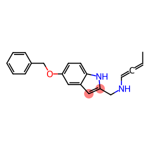 2-[(1,2-Butadienyl)aminomethyl]-5-(benzyloxy)-1H-indole