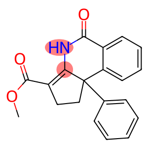 1,4,5,9b-Tetrahydro-9b-(phenyl)-5-oxo-2H-cyclopent[c]isoquinoline-3-carboxylic acid methyl ester