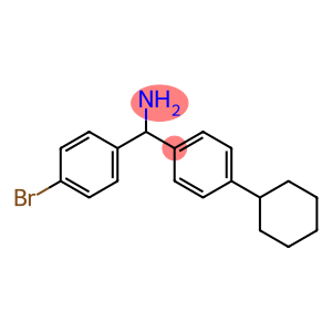 (4-bromophenyl)(4-cyclohexylphenyl)methanamine