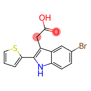 (5-bromo-2-thien-2-yl-1H-indol-3-yl)acetic acid