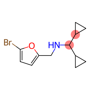 [(5-bromofuran-2-yl)methyl](dicyclopropylmethyl)amine