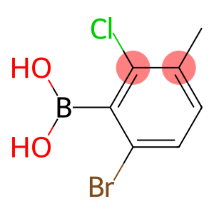 6-Bromo-2-chloro-3-methylbenzeneboronic acid 97%