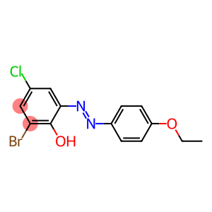 2-bromo-4-chloro-6-[(E)-2-(4-ethoxyphenyl)diazenyl]phenol