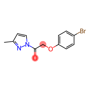 2-(4-bromophenoxy)-1-(3-methyl-1H-pyrazol-1-yl)-1-ethanone