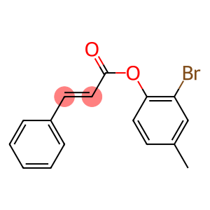 2-bromo-4-methylphenyl (E)-3-phenyl-2-propenoate