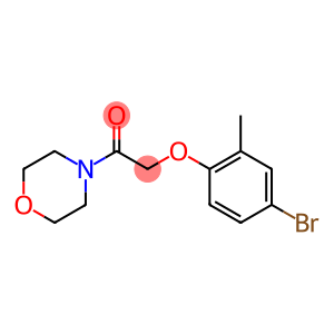 2-(4-bromo-2-methylphenoxy)-1-(4-morpholinyl)-1-ethanone