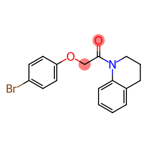 2-(4-bromophenoxy)-1-[3,4-dihydro-1(2H)-quinolinyl]-1-ethanone