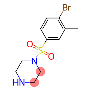 1-(4-Bromo-3-methyl-benzenesulfonyl)-piperazine