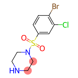 1-(4-Bromo-3-chloro-benzenesulfonyl)-piperazine