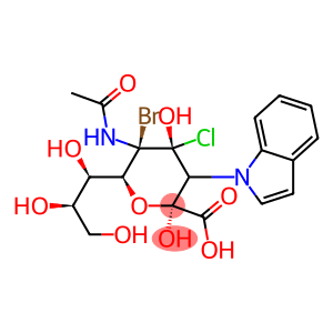 5-bromo-4-chloro-3-indolyl-N-acetylneuraminic acid