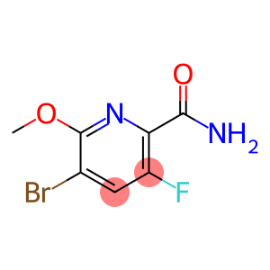 5-BROMO-3-FLUORO-6-METHOXYPYRIDINE-2-CARBOXAMIDE