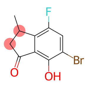 6-BROMO-4-FLUORO-7-HYDROXY-3-METHYLINDAN-1-ONE