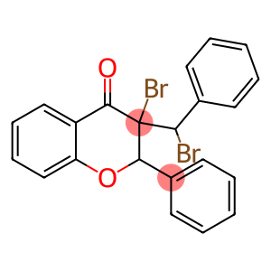 3-BROMO-3-[BROMO(PHENYL)METHYL]-2-PHENYLCHROMAN-4-ONE