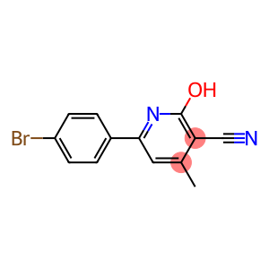 6-(4-BROMOPHENYL)-2-HYDROXY-4-METHYLPYRIDINE-3-CARBONITRILE