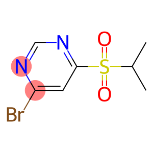 4-BROMO-6-(PROPANE-2-SULFONYL)PYRIMIDINE