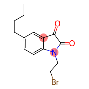 1-(2-BROMOETHYL)-5-BUTYL-1H-INDOLE-2,3-DIONE