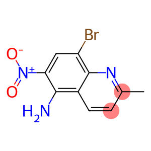 8-BROMO-2-METHYL-6-NITROQUINOLIN-5-AMINE