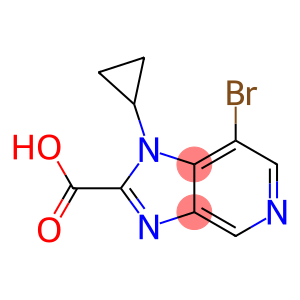 7-bromo-1-cyclopropyl-1H-imidazo[4,5-c]pyridine-2-carboxylic acid