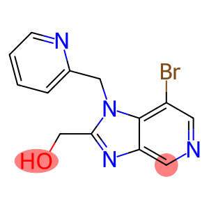 [7-bromo-1-(pyridin-2-ylmethyl)-1H-imidazo[4,5-c]pyridin-2-yl]methanol